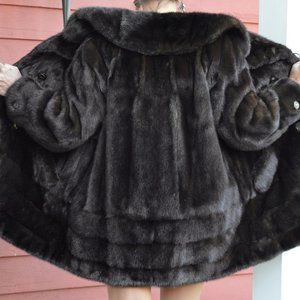 Gorgeous, VTG Canada Majestic Dark Ranch Mink Coat -Priced WAY below appraisal!